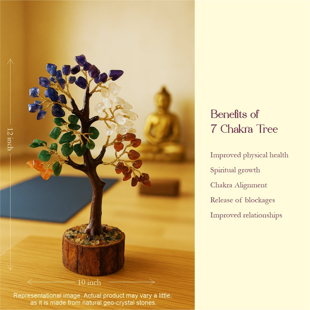 Seven Chakra Crystal Tree