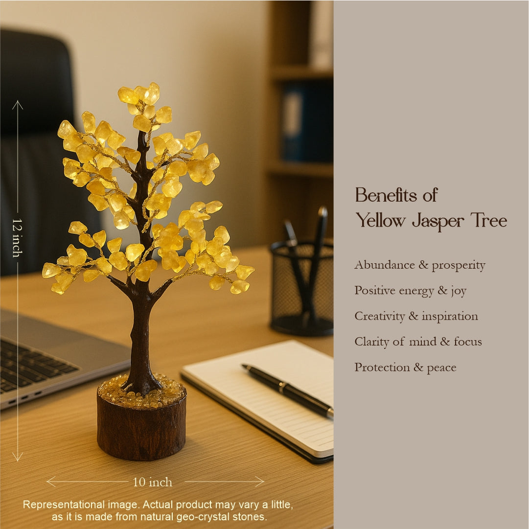 Yellow Jasper Crystal Tree