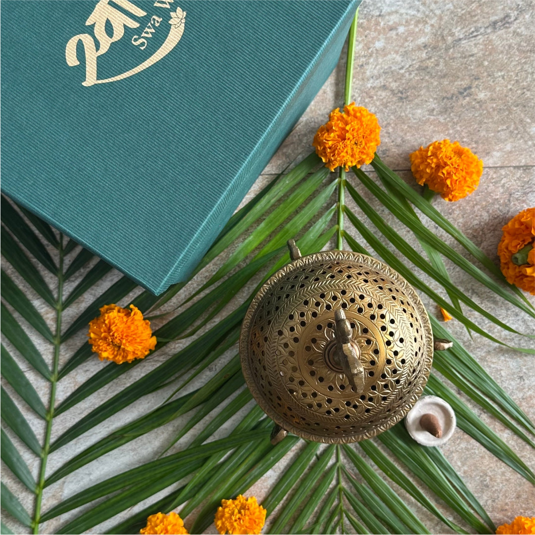 Peacock Dhuni & Incense Set
