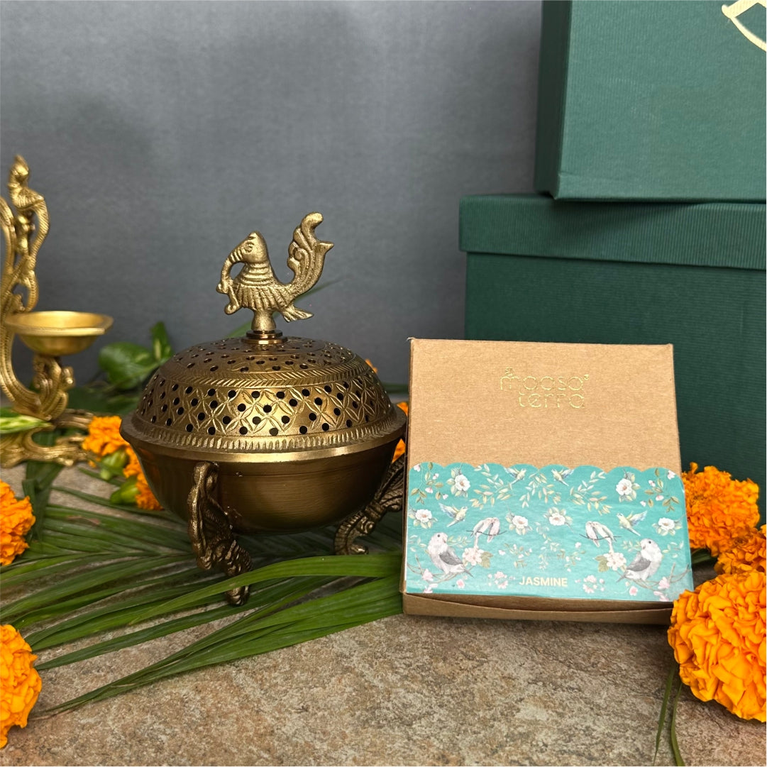 Peacock Dhuni & Incense Set