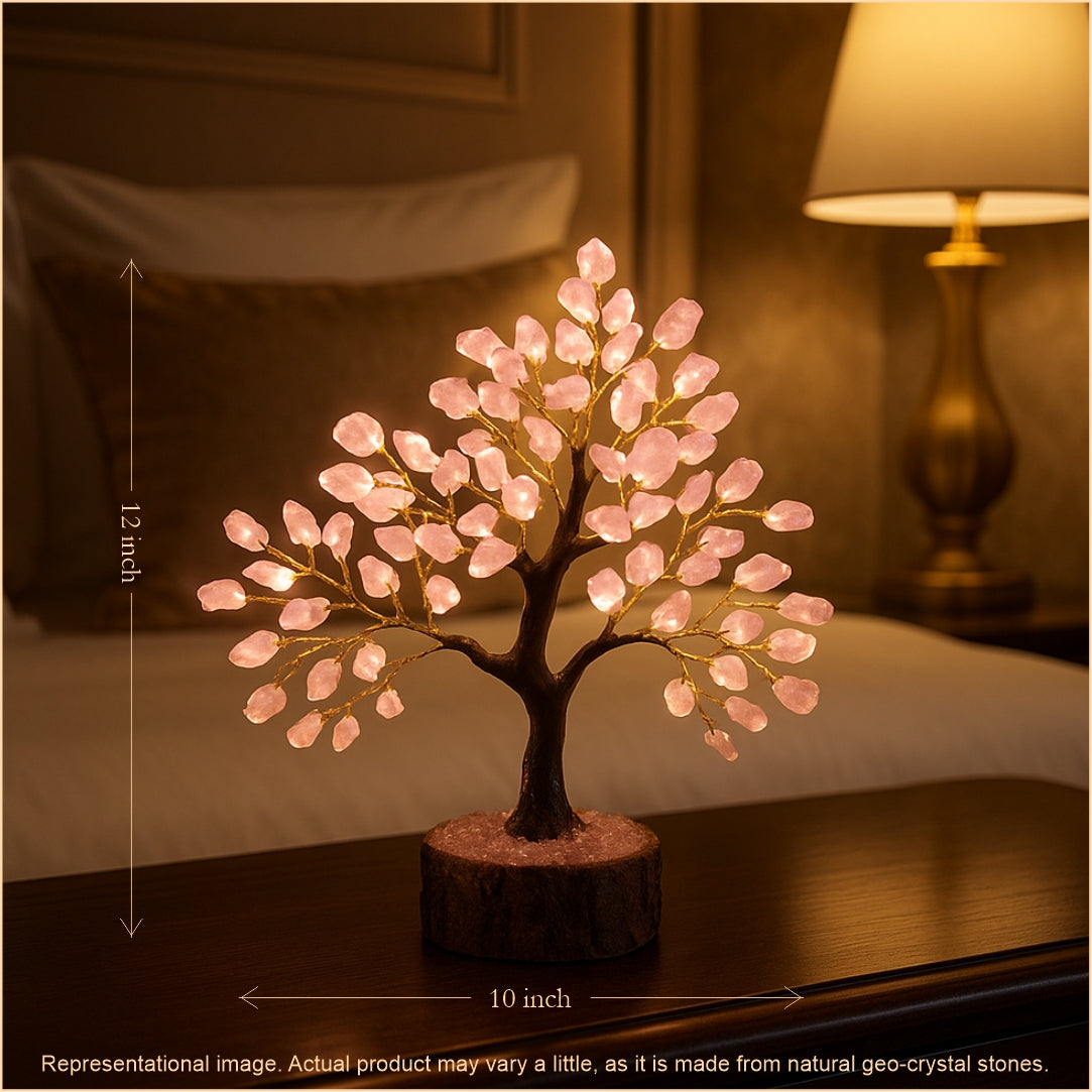 Rose Quartz Crystal Tree