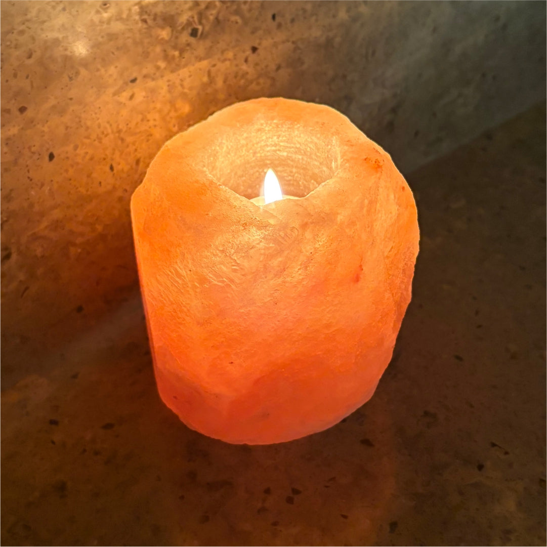 Himalayan Salt Candle Holder
