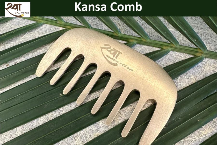 Stop Hair Fall Naturally with the Ayurvedic Kansa Comb | Swa World