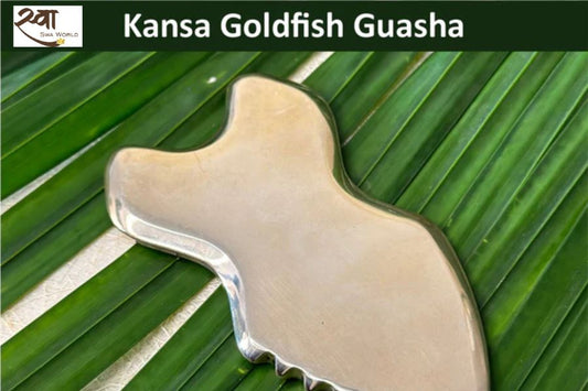 Kansa Goldfish Guasha: The World's First Fish-Shaped Ayurvedic Facial Tool