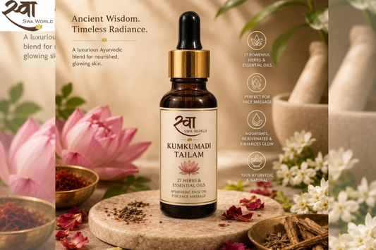 Kumkumadi Tailam (15ml) | Nourishing Radiant Skin | Swa