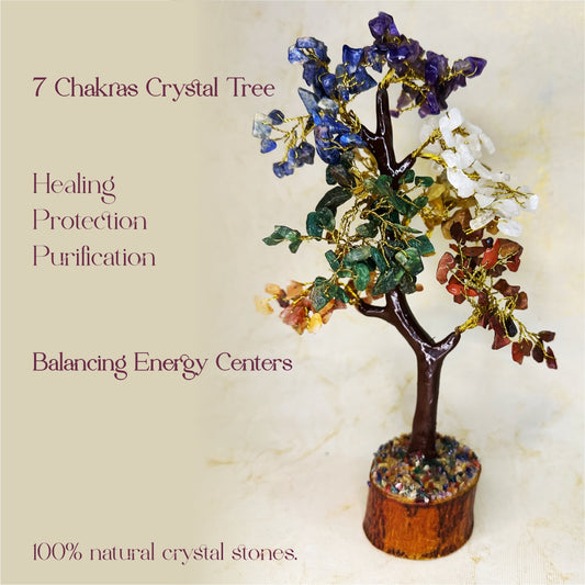 Seven Chakra Crystal Tree