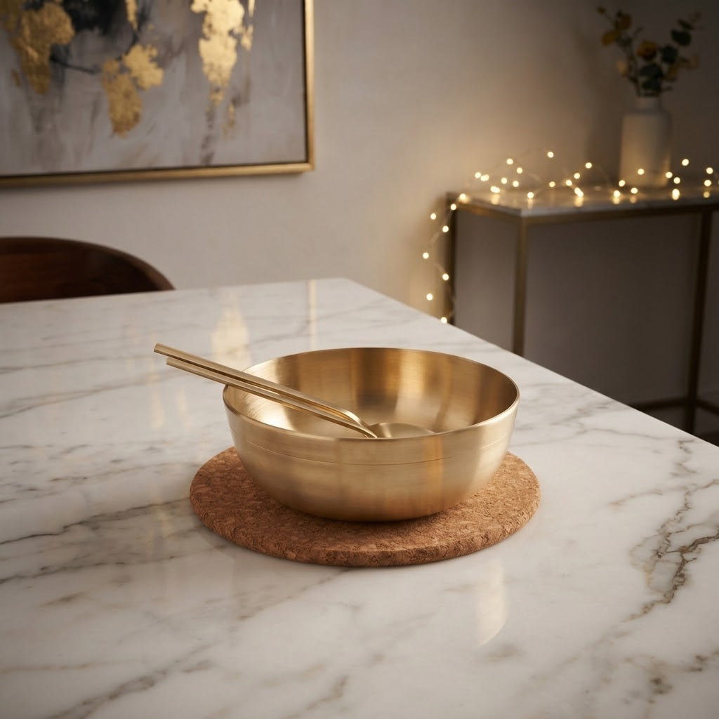 Gift Set Bronze-SAMATTVA Salad Bowl Set