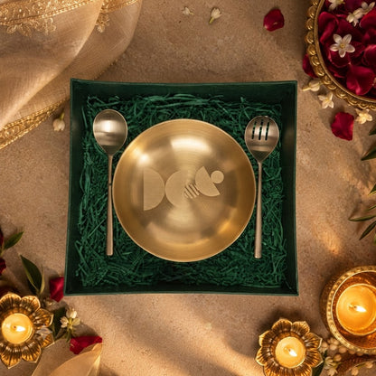 Gift Set Bronze-SAMATTVA Salad Bowl Set