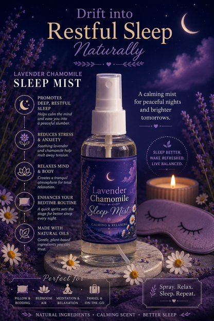 Lavender Chamomile Sleep Mist