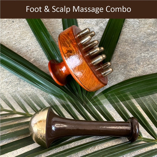 Foot & Scalp Massage Combo
