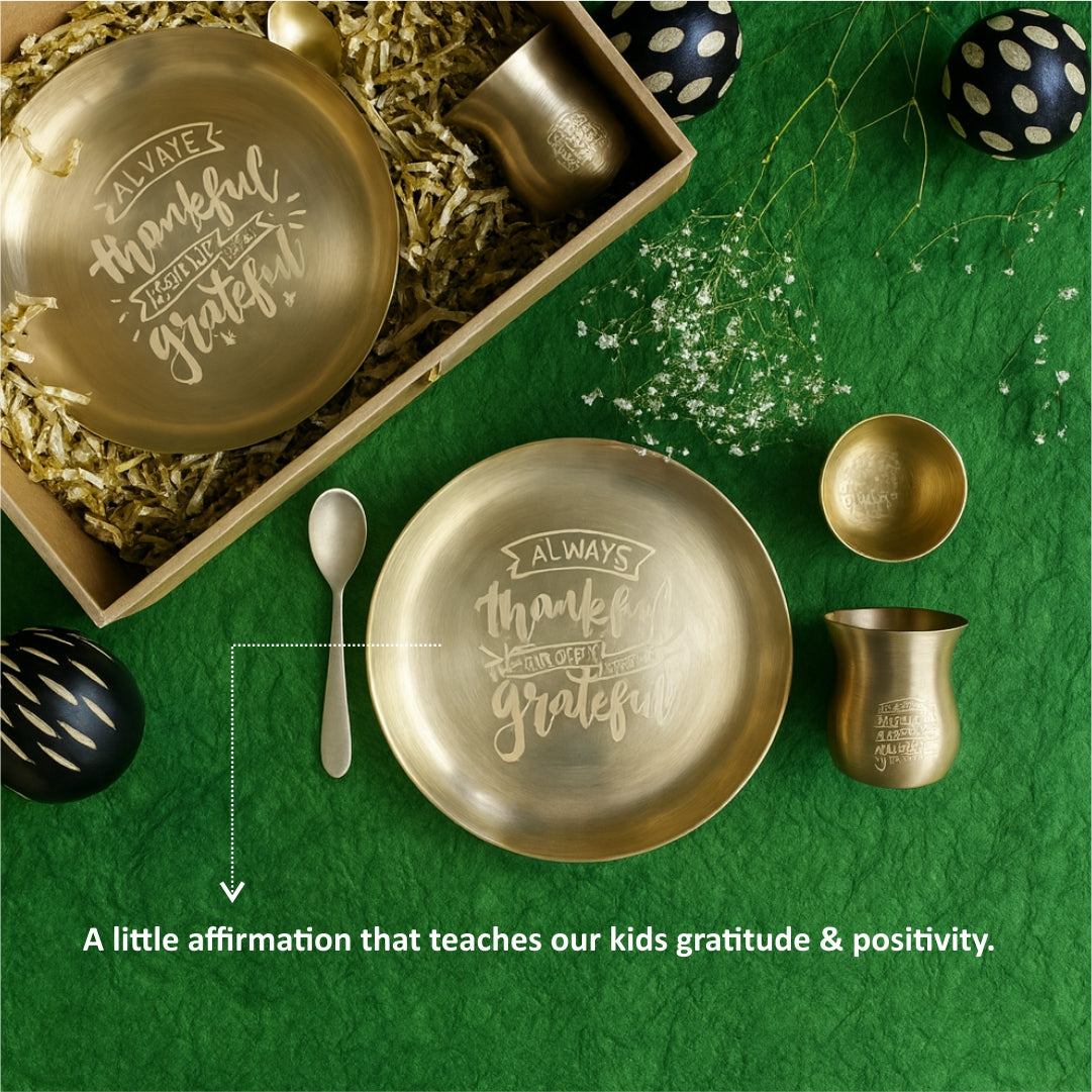 Kids Gratitude Dinner Set