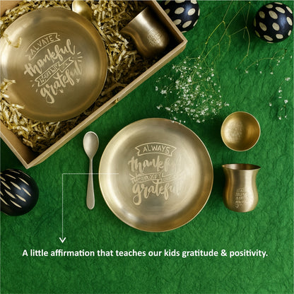 Kids Gratitude Dinner Set