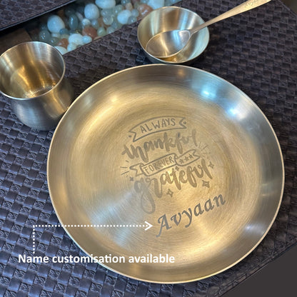 Kids Gratitude Dinner Set