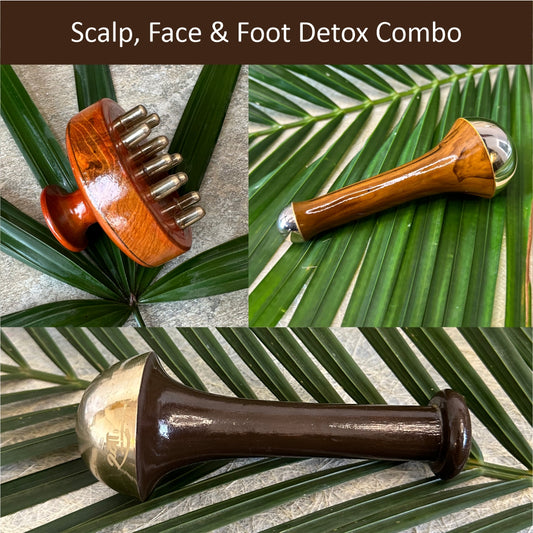 Scalp, Face & Foot Detox Combo