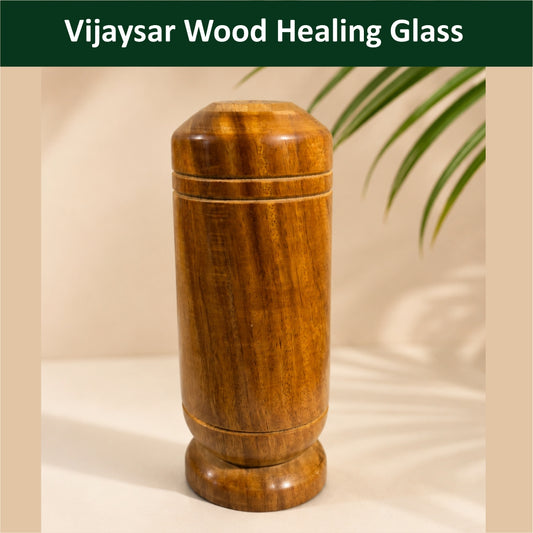 Vijaysar Wood Healing Glass