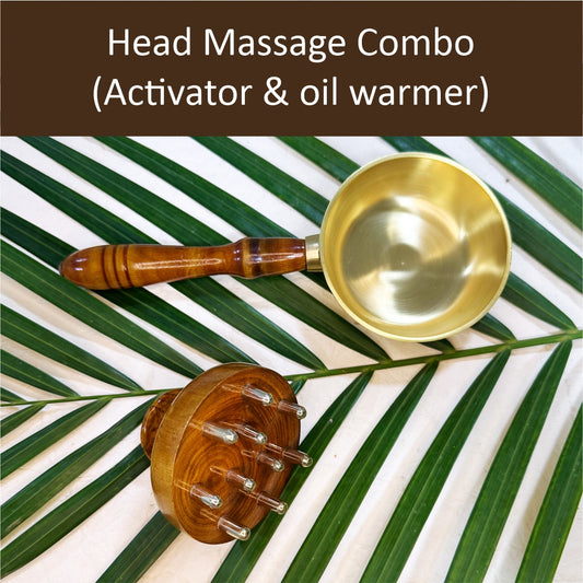 Head Massage Combo (Activator & Oil Warmer)
