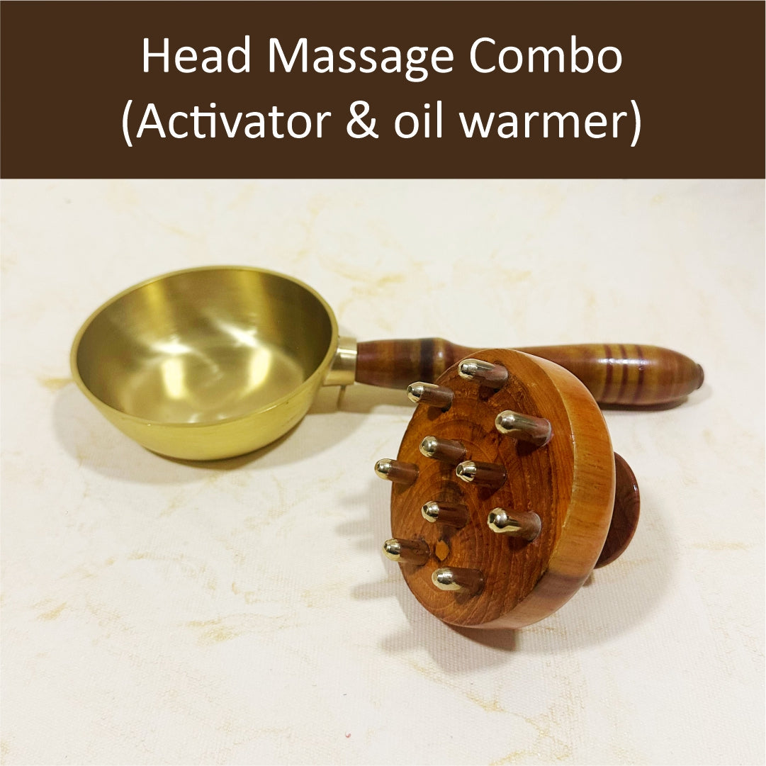 Head Massage Combo (Activator & Oil Warmer)